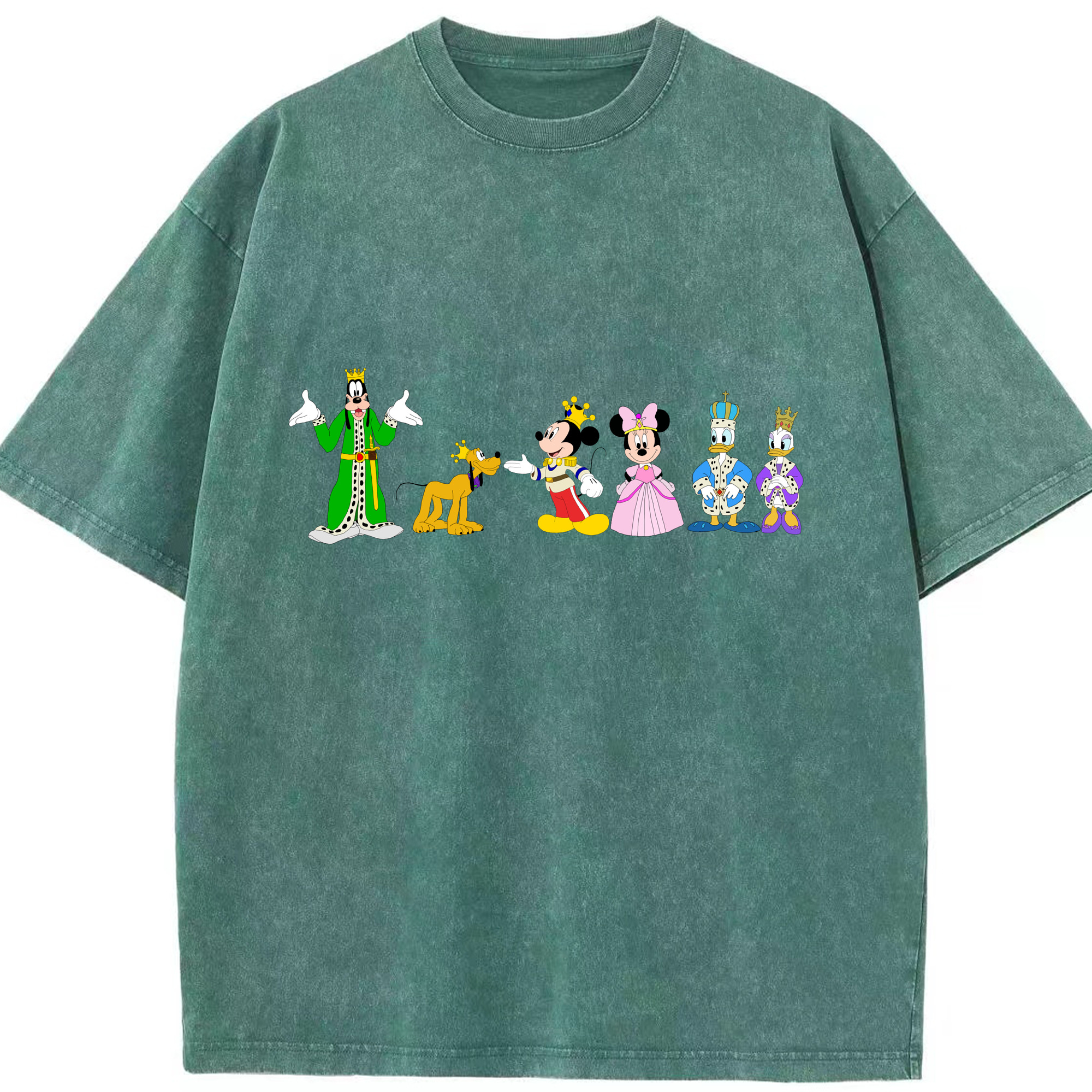 （画像用） ミッキーマウス Mickey Mouse 綿100% ヴィンテージ風 半袖Tシャツ（フロントプリント）